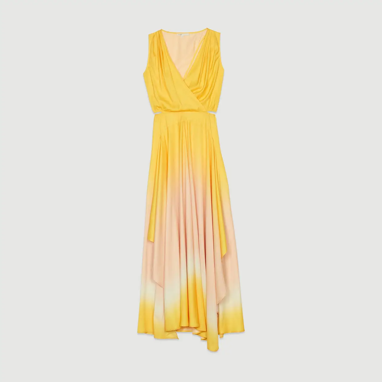 Vestido tie dye com aberturas laterais, Maje, €275