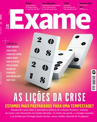 O grande vencedor do Prémio de Jornalismo Económico foi capa da exame de setembro de 2018