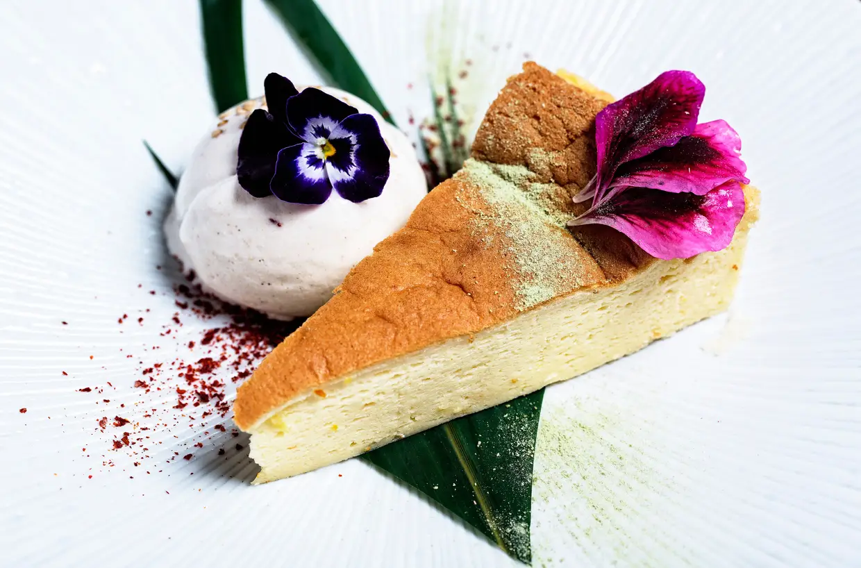 Cheesecake japonês
