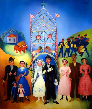 Estampa popular, 1937 (óleo sobre tela)
