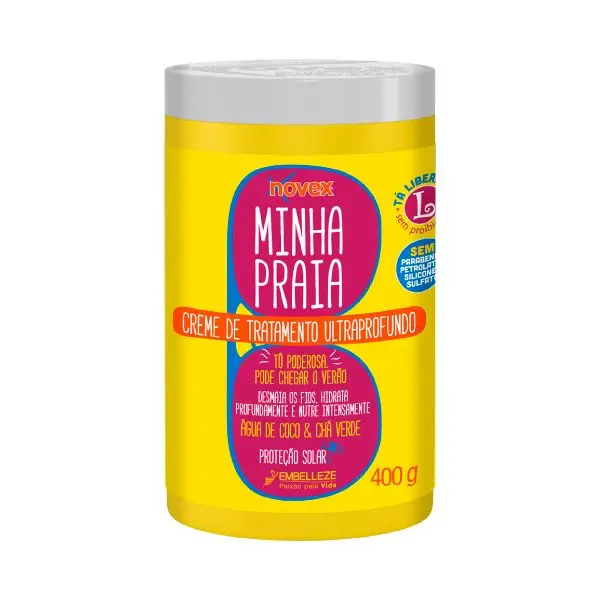 Máscara de tratamento com água de coco e chá verde, Novex, €5,66