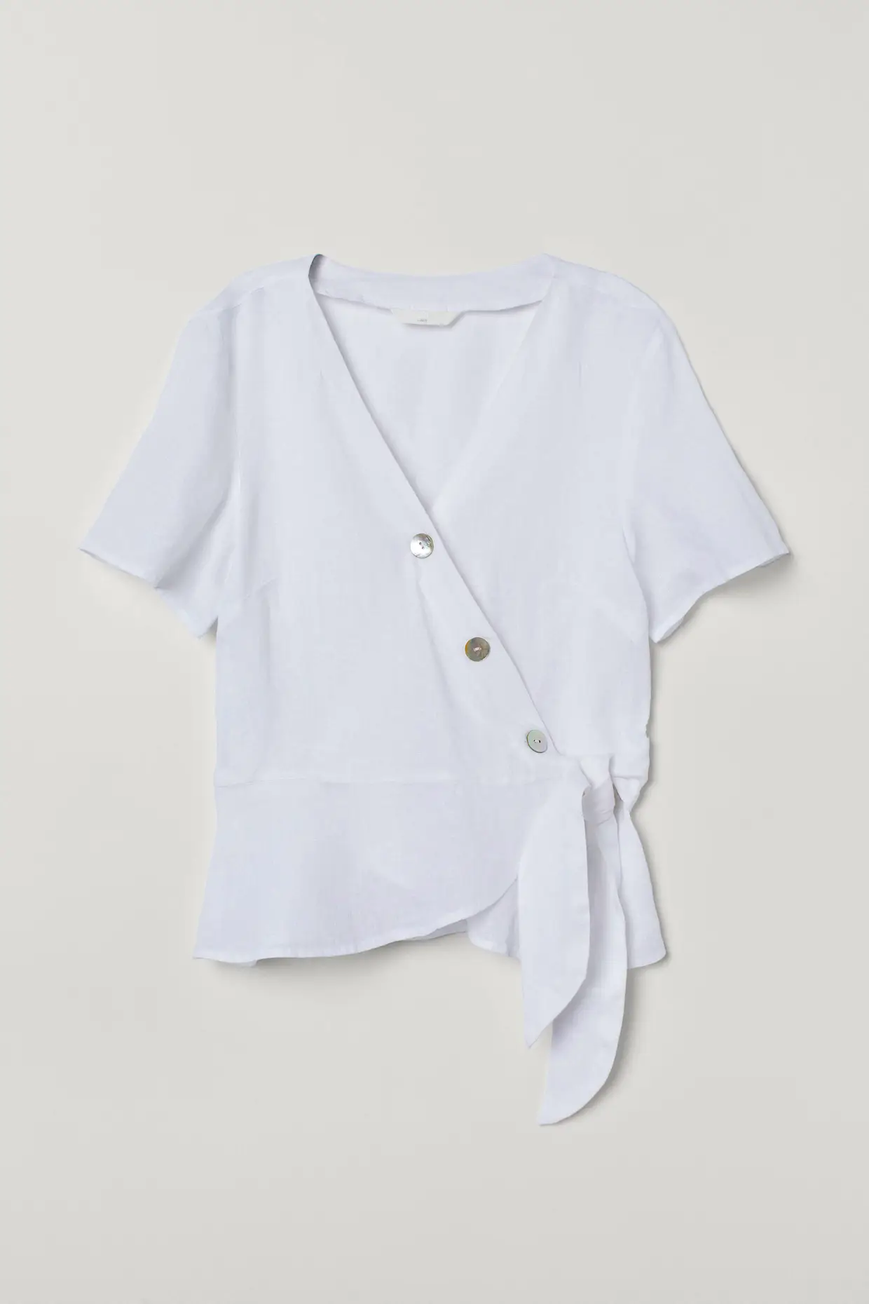 Blusa em linho, H&M, €19,99