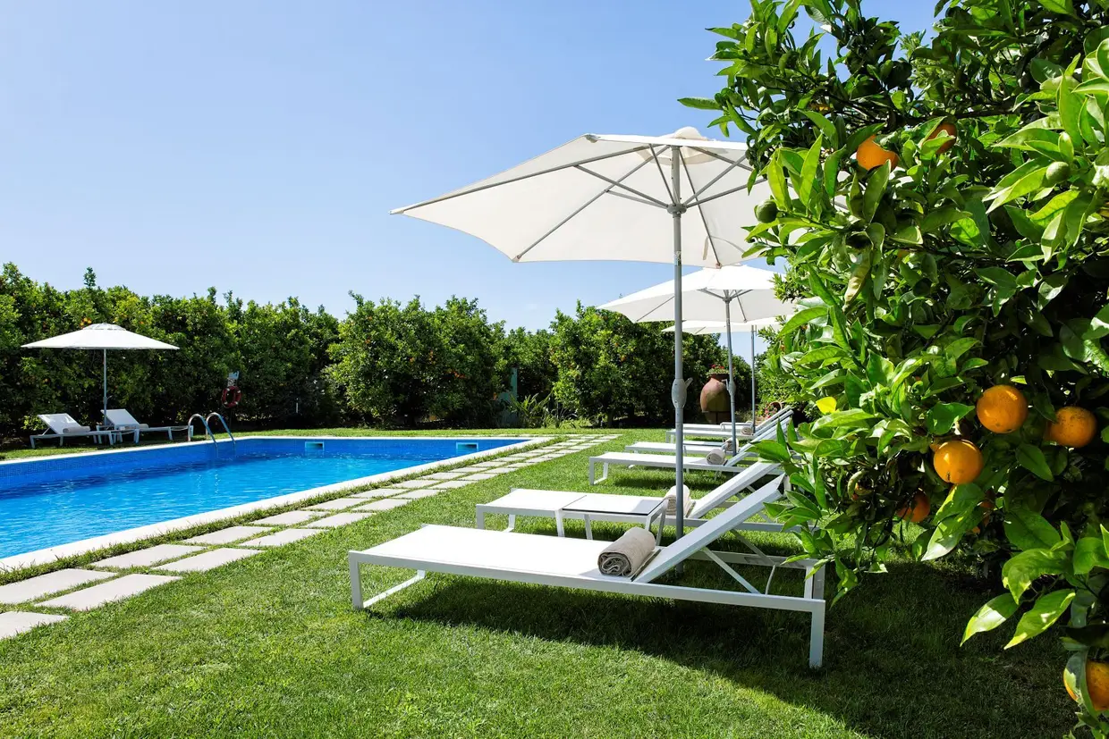 A piscina de água salgada