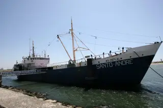 No Navio-Museu Santo André, revivem-se histórias antigas da pesca do bacalhau