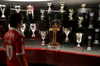 Com 29 áreas temáticas, divididas por três pisos, no Museu do Benfica há também um espaço dedicado a Eusébio