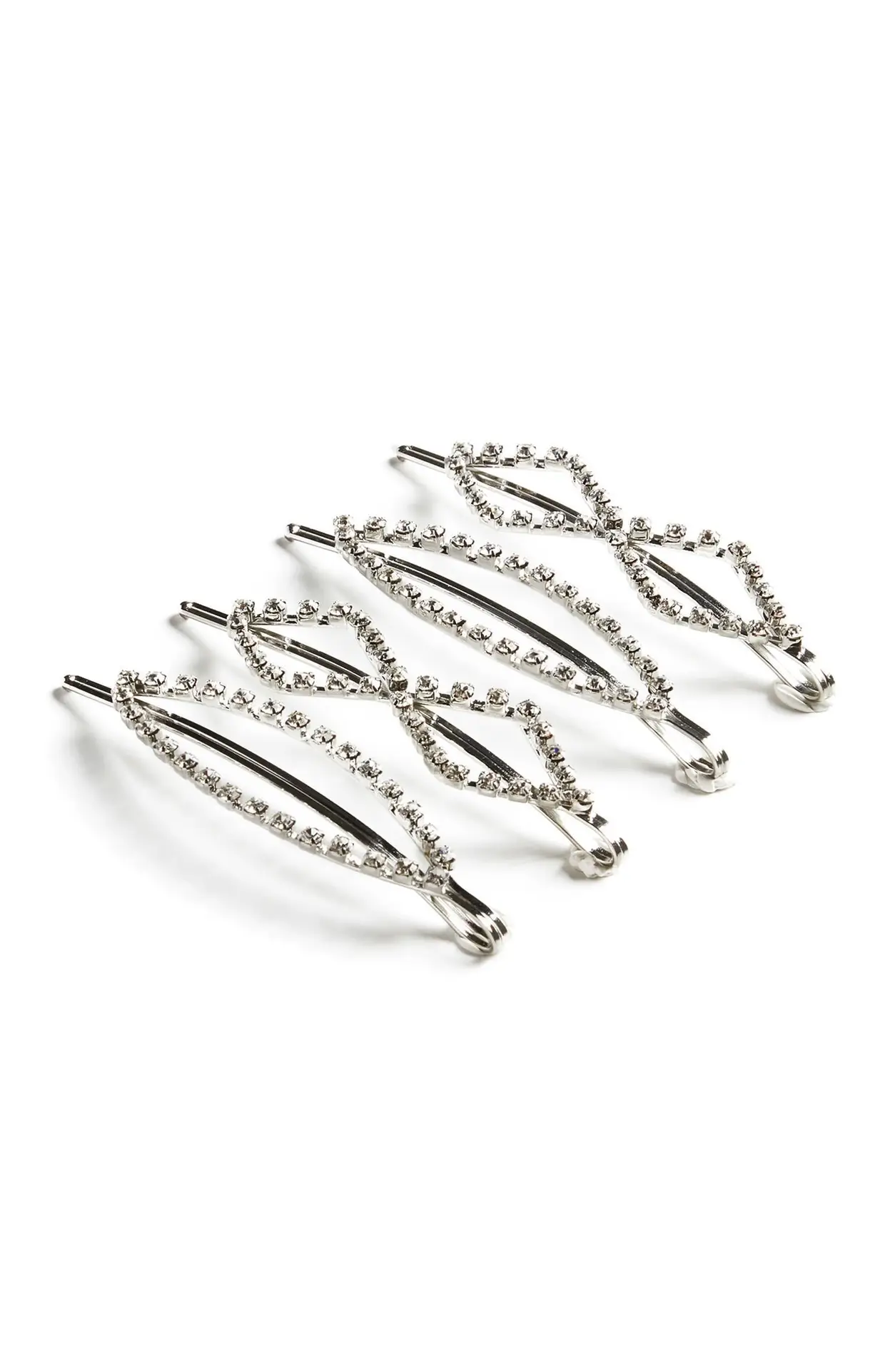Conjunto de ganchos com brilhantes, Primark, €4