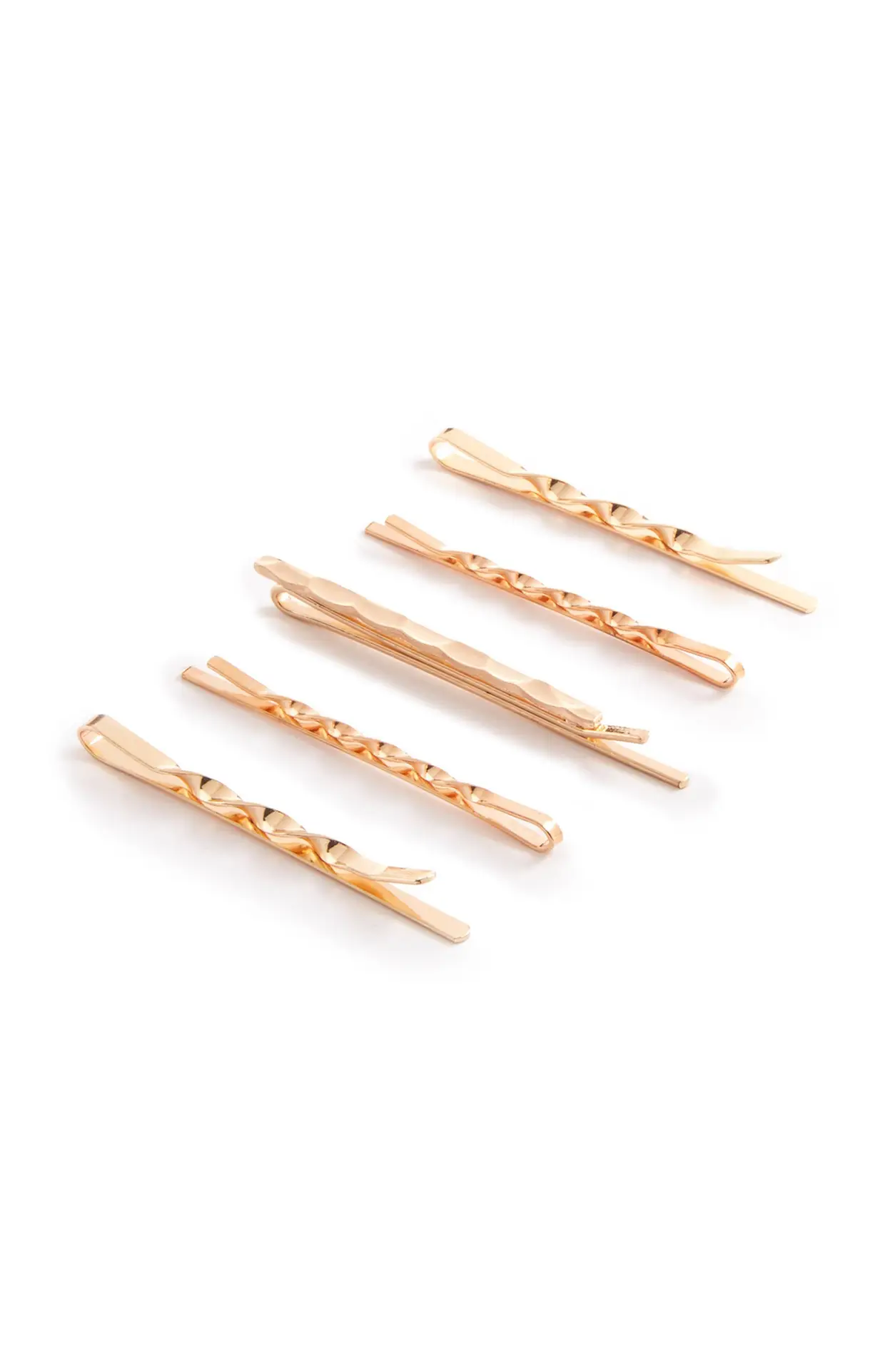 Conjunto de ganchos com efeito torcidos, Primark, €3