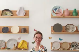 Na Caulino Ceramics, fundada por Cátia Pessoa, há aulas semanais e workshops de cerâmica