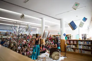 O serviço educativo propõe atividades todos os dias, como as horas do conto