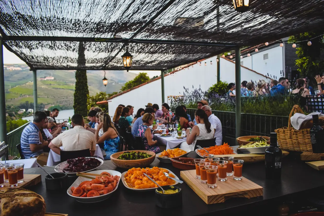Na Quinta de la Rosa, além do restaurante Cozinha da Clara, nasceu agora o Tim's Terrace