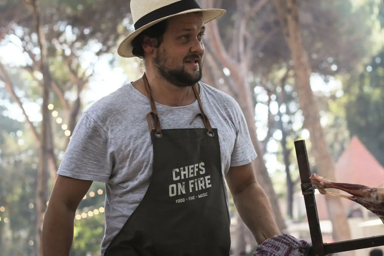 João Rodrigues, à frente do restaurante Feitoria, em Lisboa, participa pela segunda vez no Chefs on Fire