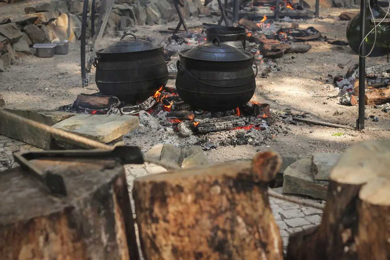 Neste festival gastronómico todos os pratos são preparados no fogo