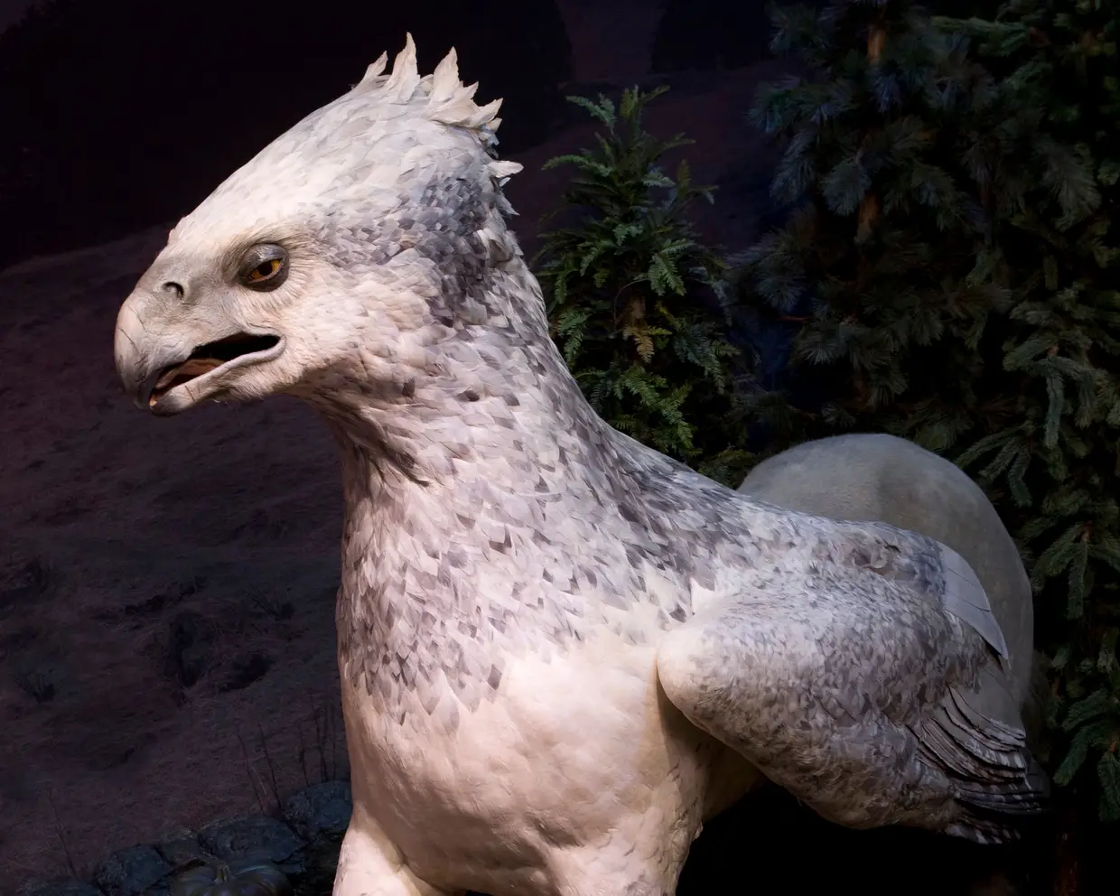 Buckbeak, uma das criaturas mágicas de "Harry Potter"