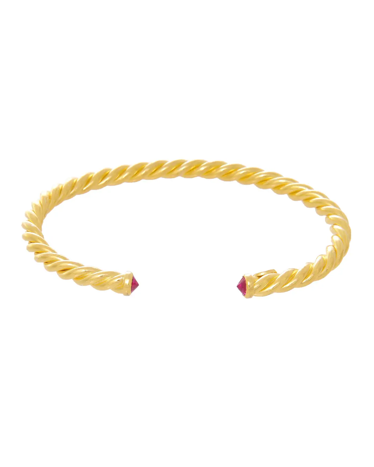 Pulseira Corda (rubi em prata dourada), €140