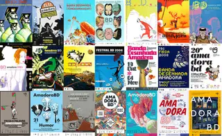 Na Praça Central, através da aplicação Realidade Aumentada, vai ser possível espreitar para dentro (e descobrir os segredos) de 12 dos 30 cartazes que foram imagem do Amadora BD