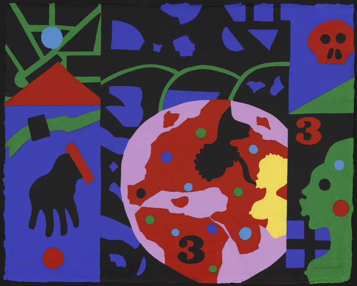 Tanta foi a Tormenta e a Vontade, 2014. Serigrafia