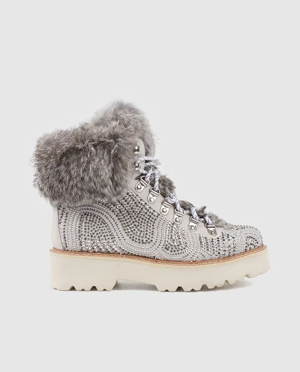 Botas de camurça com pelo, Alma en Pena, €149,95