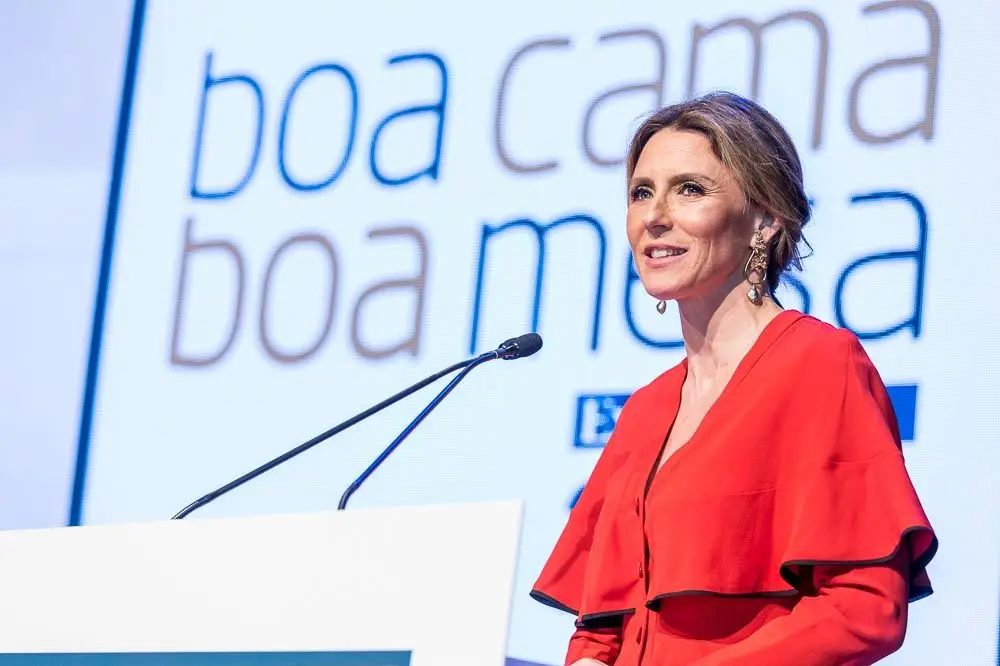 Sofia Cerveira, apresentadora da entrega de prémios Guia Boa Cama Boa Mesa 2018