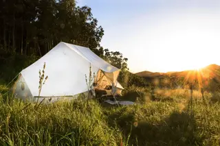 O Douro, uma tenda de luxo com vista para as vinhas e... Bryan Ferry