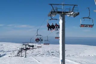 Passeio em família: esquiar na Serra da Estrela