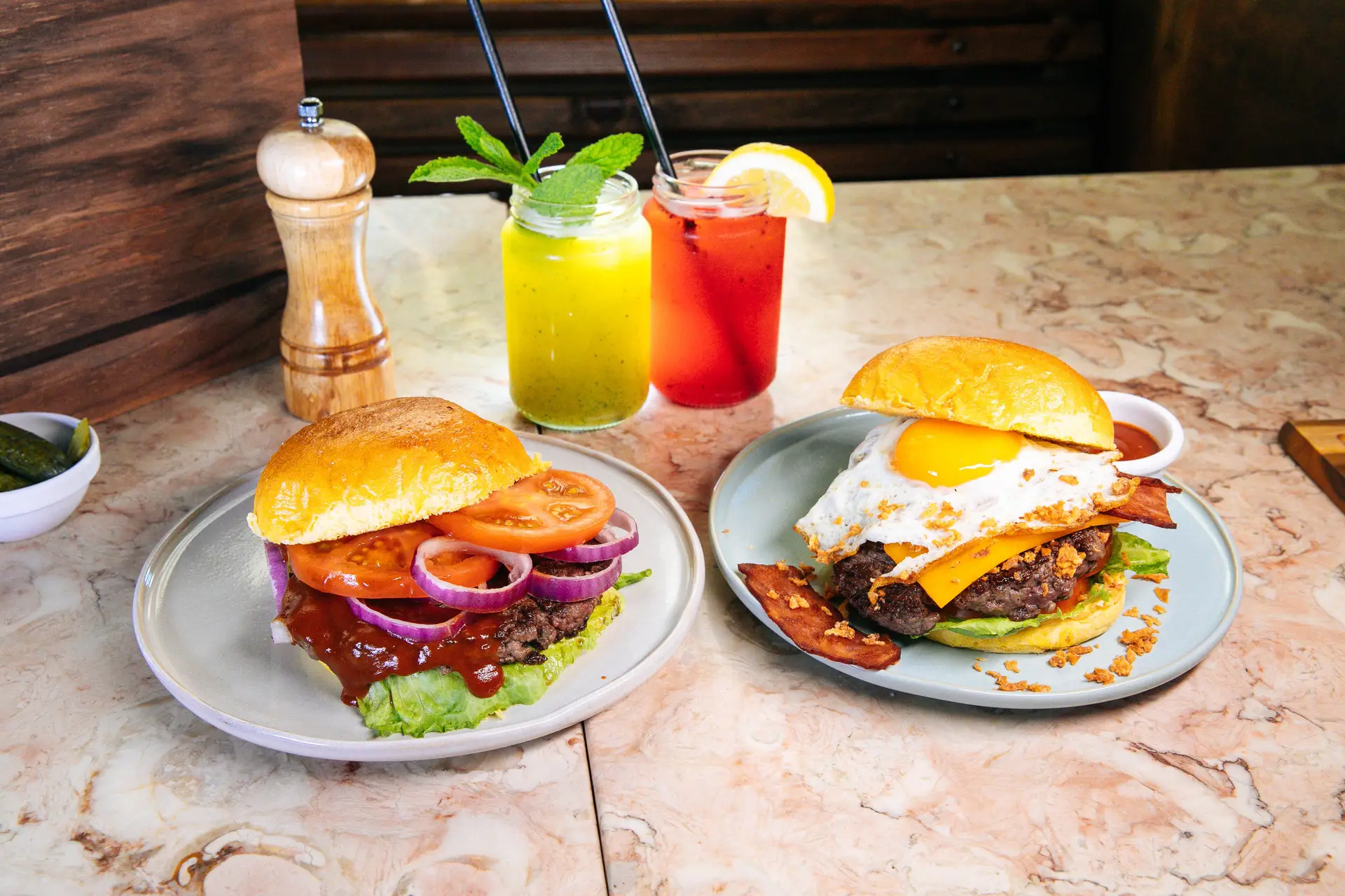 Olívia: que hambúrguer vamos comer hoje?