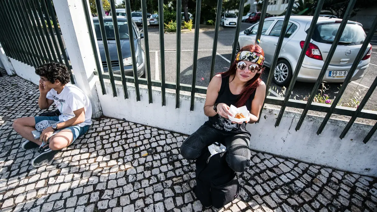 A caminho do Passeio Marítimo de Algés