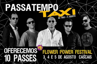 Participe no Passatempo BLITZ/TAXI e ganhe 10 passes para o FLOWER POWER FEST