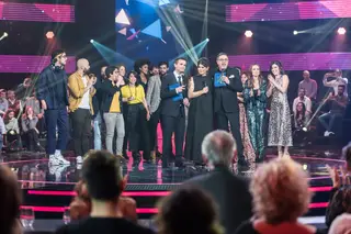 A primeira semifinal do Festival da Canção 2018 em 17 fotos: os concorrentes, os finalistas e o medley de Carlos Paião