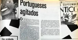 Notícia no jornal BLITZ de 11 de agosto de 1987 sobre a "revolta" espoletada pelos Xutos & Pontapés