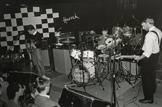 A banda no Hurrah, em Nova Iorque, em setembro de 1980