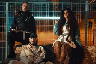 Blaya e Conan Osiris juntos no vídeo de 'Baza'