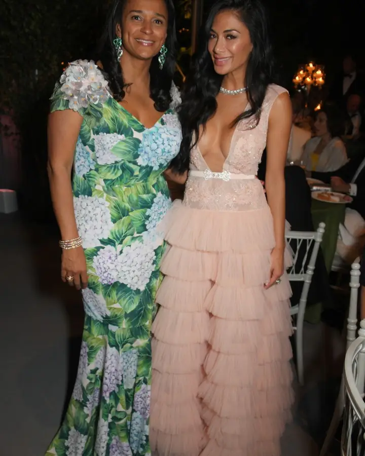 Com Nicole Scherzinger no 'Argento Ball', promovida pela fundação de luta contra a sida de Elton John e do marido, David Furnish