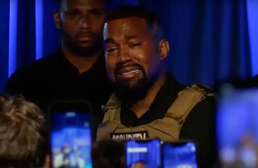 BLITZ – Kanye West em lágrimas no seu primeiro comício: “Quase matei a minha filha”