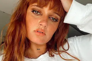 A foto de Carolina Deslandes aos 15 anos. “Sim, toda a gente me chamava Hermione”