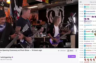 Concerto dos Metallica no BlizzCon foi transmitido no Twitch para todo o mundo. Mas o que se ouviu não foi propriamente Metallica...