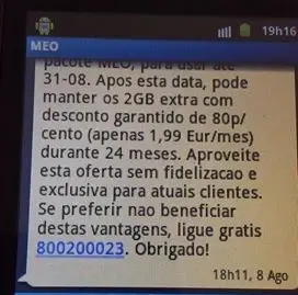 ANACOM “obriga” MEO a acabar com a campanha da oferta dos 2 gigas