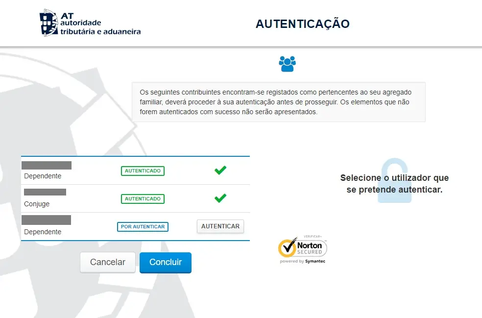 Como atualizar o agregado familiar no Portal das Finanças