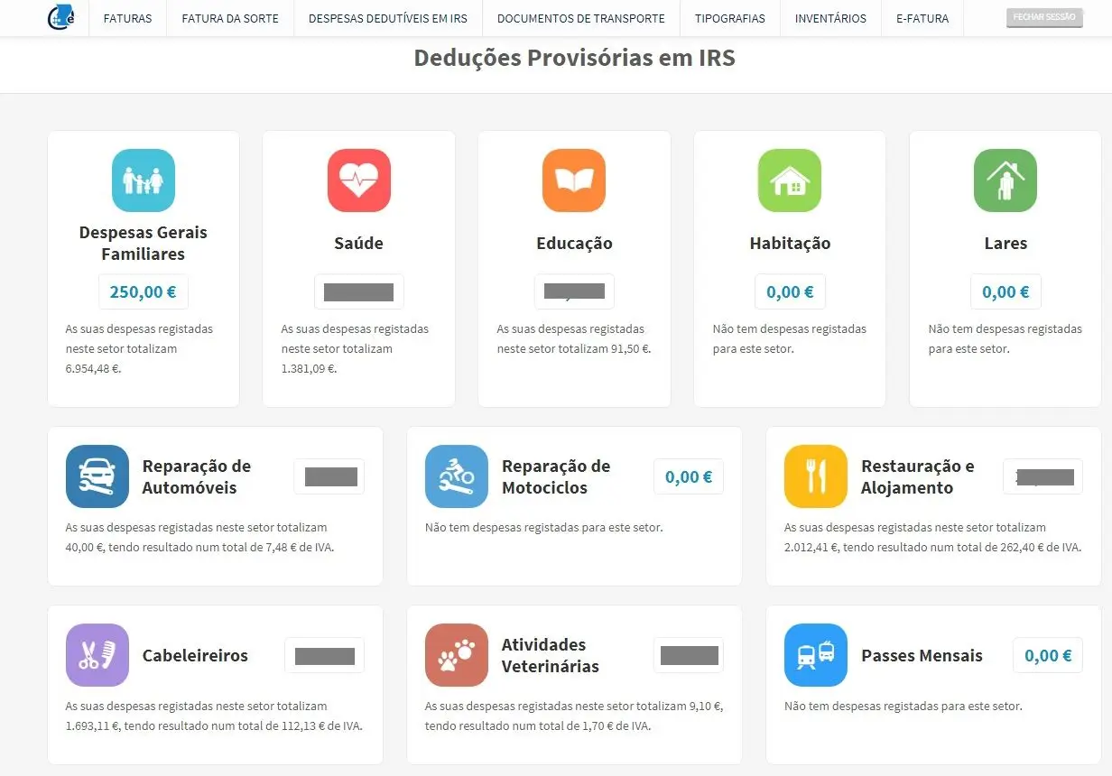 EXEMPLO – Porque deve ir ao e-fatura até 15 de Fevereiro
