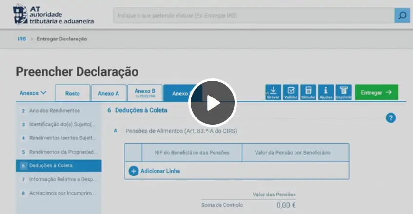 VÍDEO – Como conferir as suas deduções no IRS de 2019