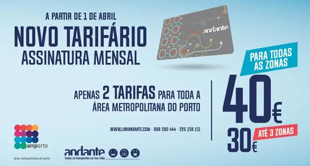 Porto – Crianças até aos 12 anos podem pedir Andante gratuito nas escolas ou municípios