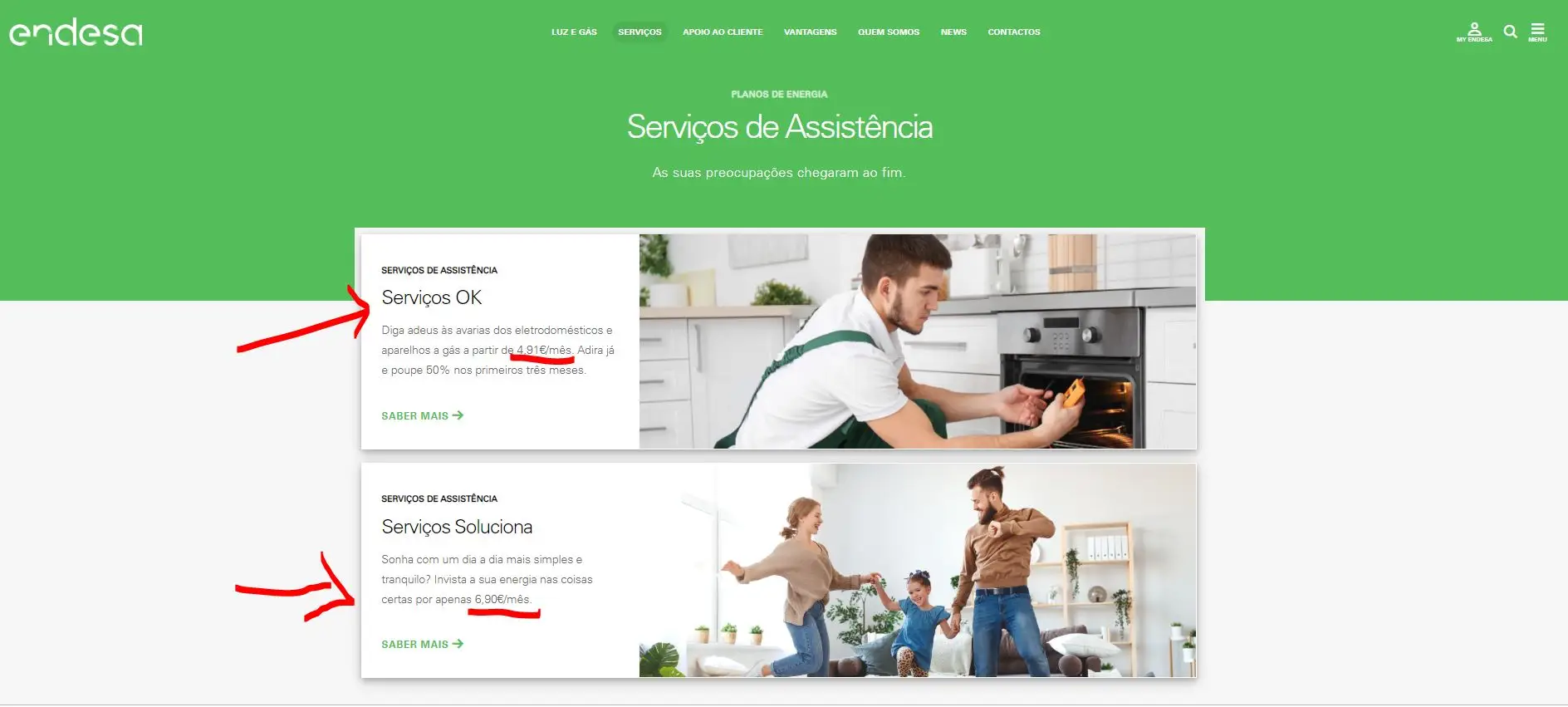 Valem a pena os serviços adicionais da fatura da luz e do gás?