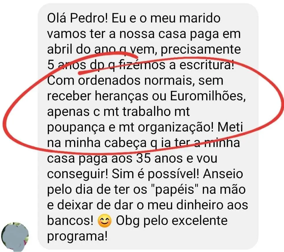 É possível ou não pagar a casa ao banco em 5 anos?