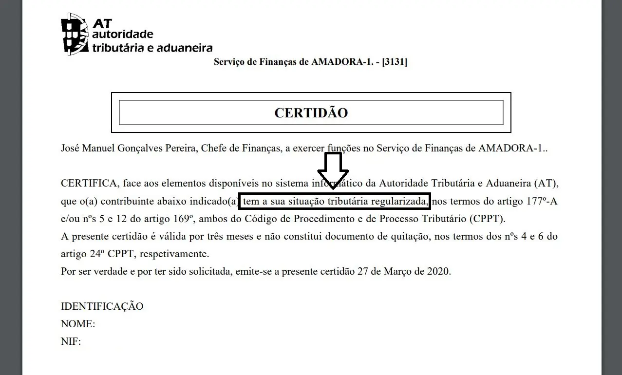 Como pedir a Certidão de não dívida das Finanças (para pedir o adiamento da prestação da casa)