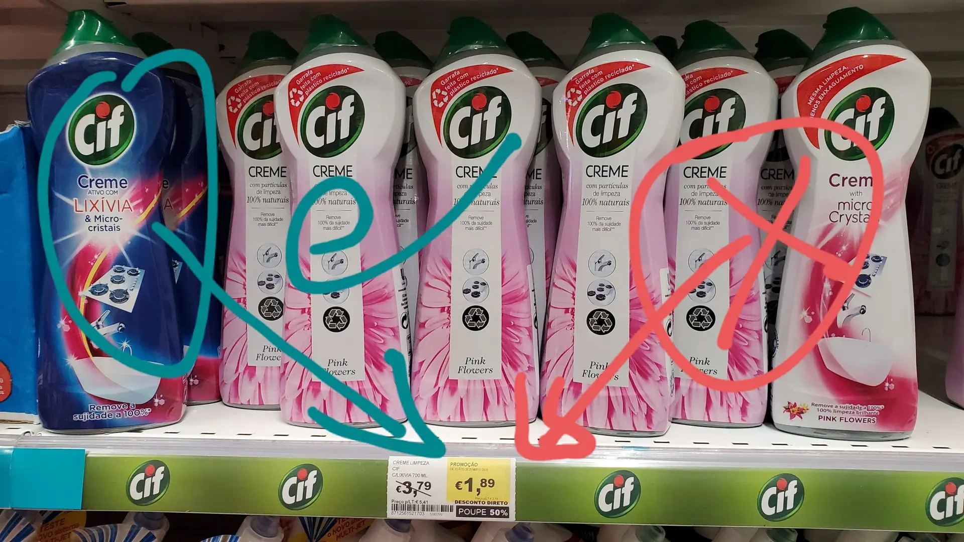 Um truque para não levar o produto errado em promoção