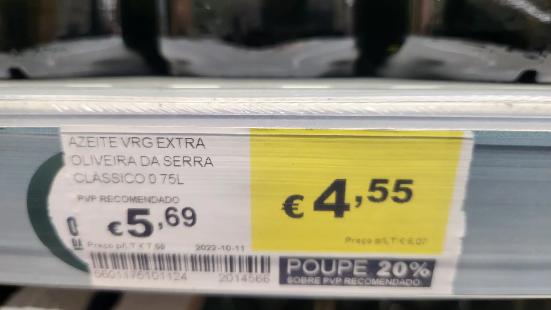 COMPRAS | Como comprei o mesmo azeite a quase metade do preço (na prateleira de baixo)