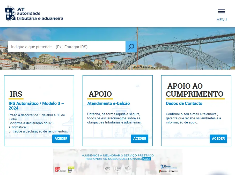 Portal das Finanças já tem autenticação reforçada por código através de SMS