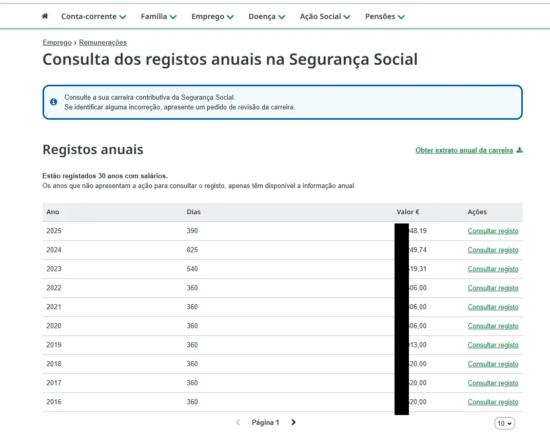 Passo a passo para obter a Declaração de descontos na Segurança Social