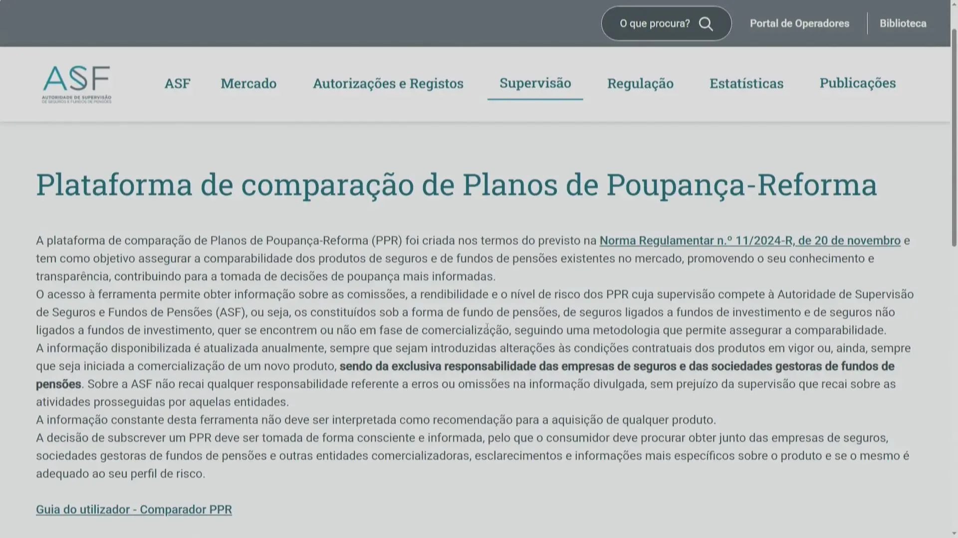 Comparador de PPR da ASF: Como escolher o melhor PPR para si