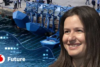 A mulher que veio de Chernobyl para criar eletricidade com as ondas