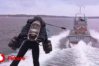 O homem que consegue voar